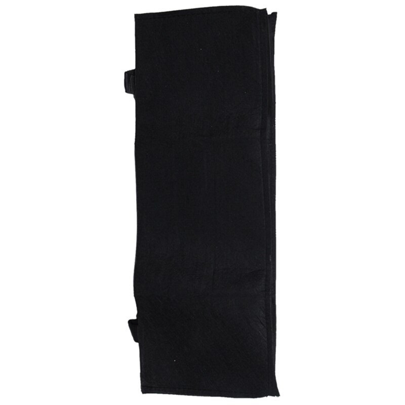 Carré jardin Gg sacs planteur sac avec poignées noir (L) & sac de plantation lit de jardin rond respirant feutre tissu