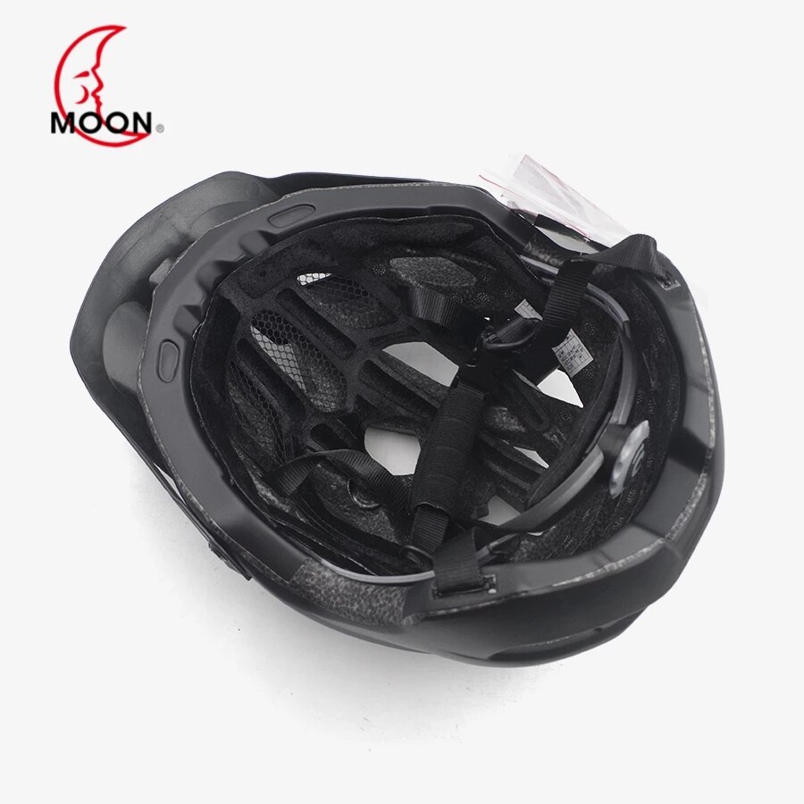 MOON-Casco de seguridad para bicicleta de montaña TRAIL XC para hombre, Ciclismo de Carretera M L