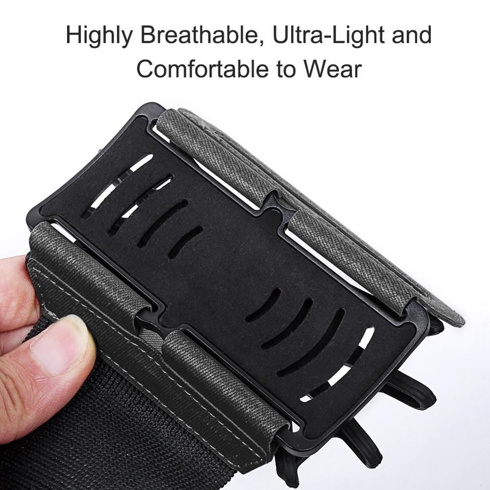 IKinHo Wristband Phone Holder for iPhone/Samsung/Google,180 degree rotation Great for Hiking Biking Walking Running Arm band