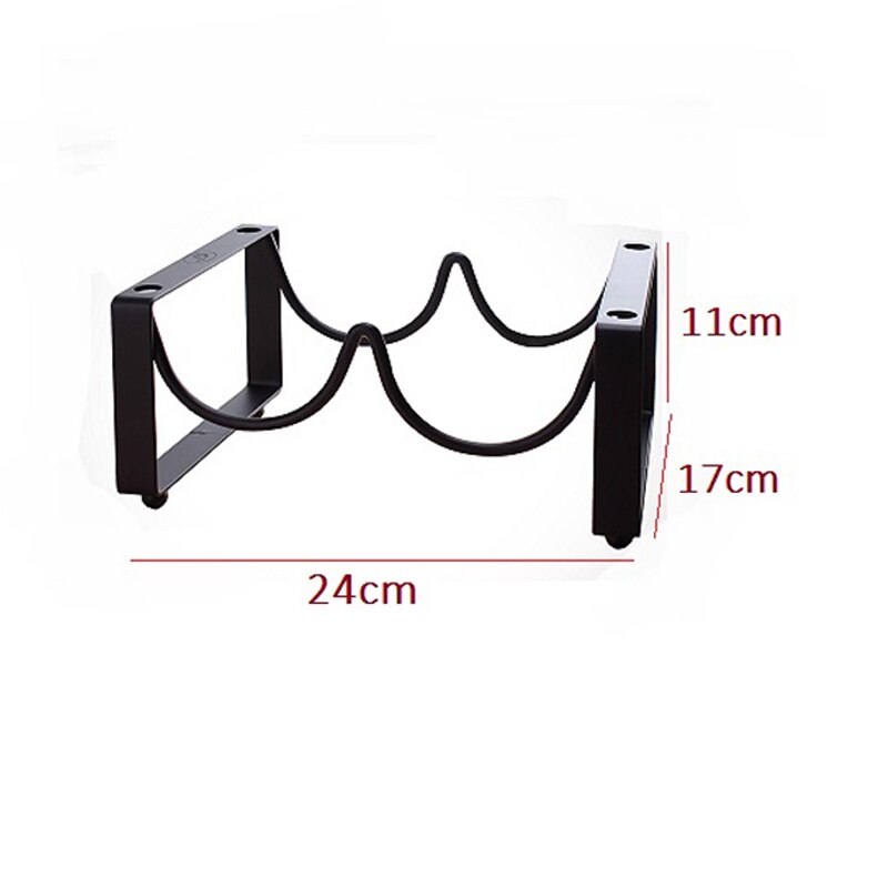 Red Wine rack European style wrought iron restaurant decoration wine frame stacking wine bottle rack bar display stand mx9111045: 2 bottle rack