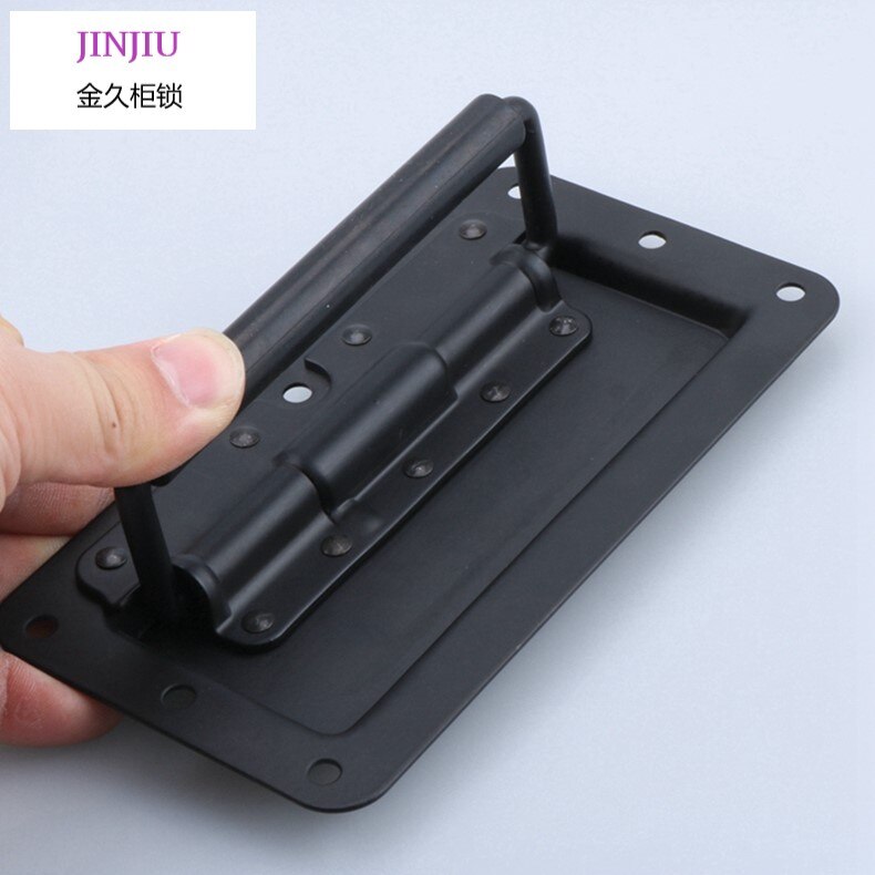 Battery box Spring Loaded Steel Recessed Handle Speaker Box Flight case handle,Swing handle System,504-3 Machine equipment handl: Default Title