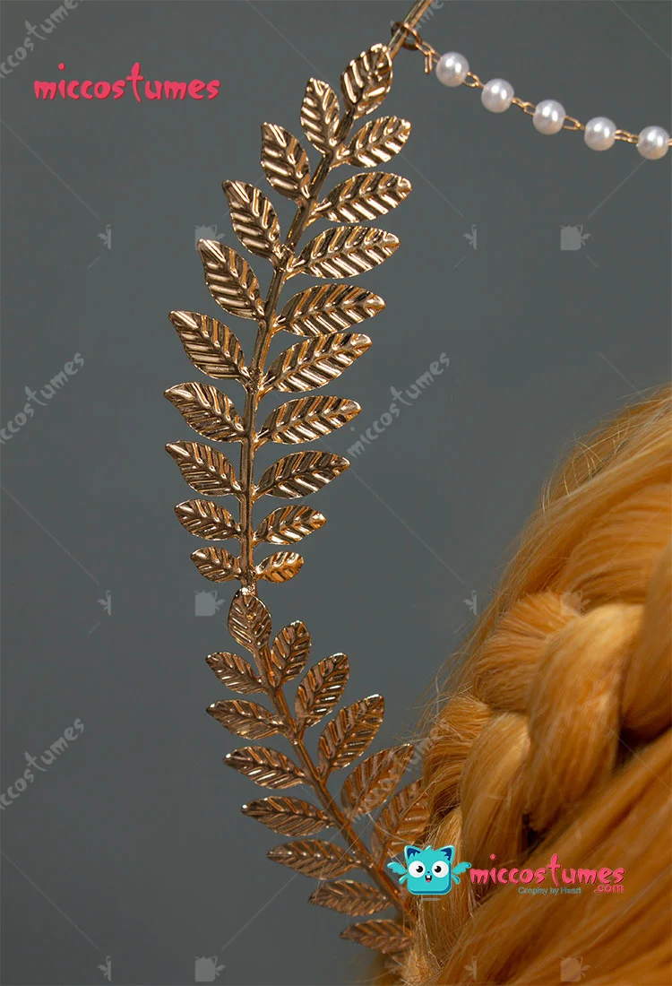 Mikro kostüme Prinzessin Cosplay Zubehör Haar Krone Kopf bedeckung und Ohrringe