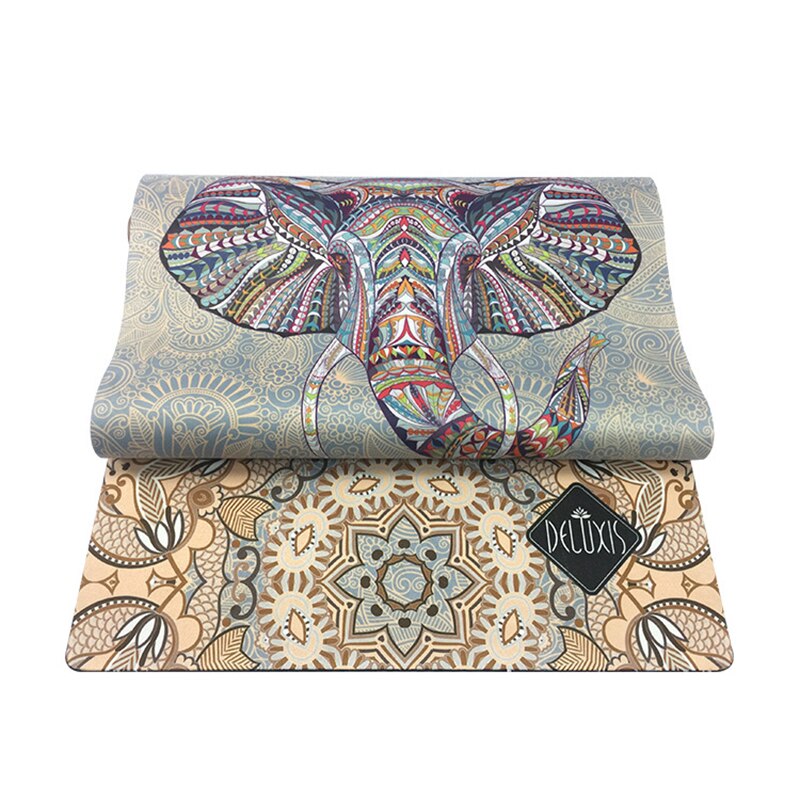 183CM*61CM*3.5MM Natural Rubber Suede Fabirc Healthy Lose Weight Exercise Mat Fitness Yoga Mat