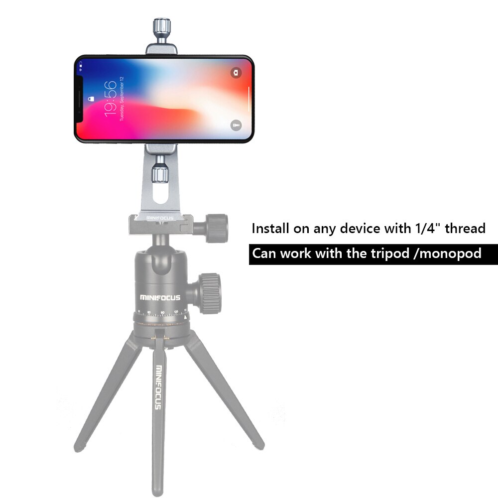 Uchwyt na telefon komórkowy statyw przechylenie adapter robić montażu uchwyt na telefon komórkowy Arca płytka szybki uwolnienie 360 stopni obrót smartfon podstawka biurowa metalowe