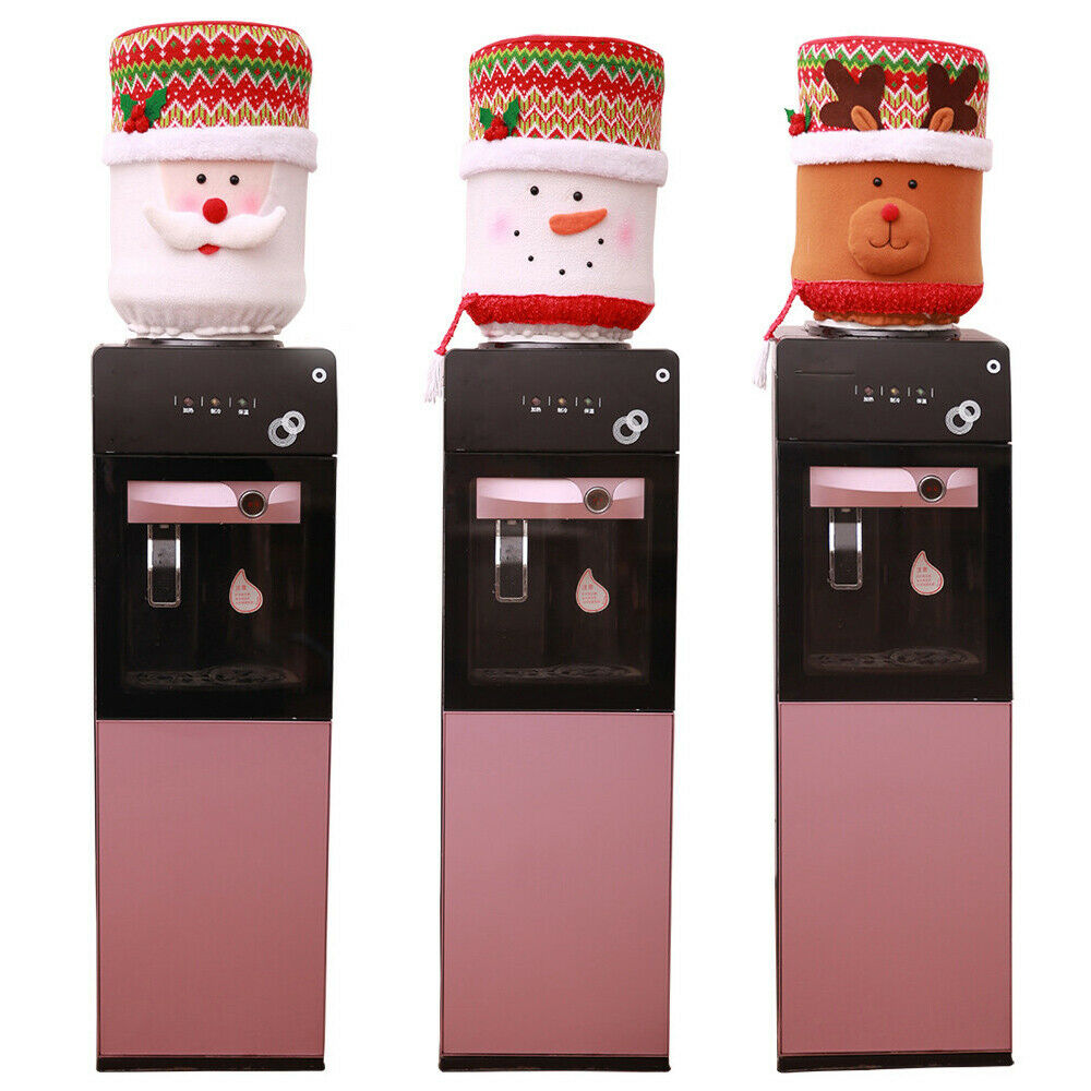 Fuentes de agua de Navidad barril dispensador de agua cubierta de polvo Protector de mercancías domésticas