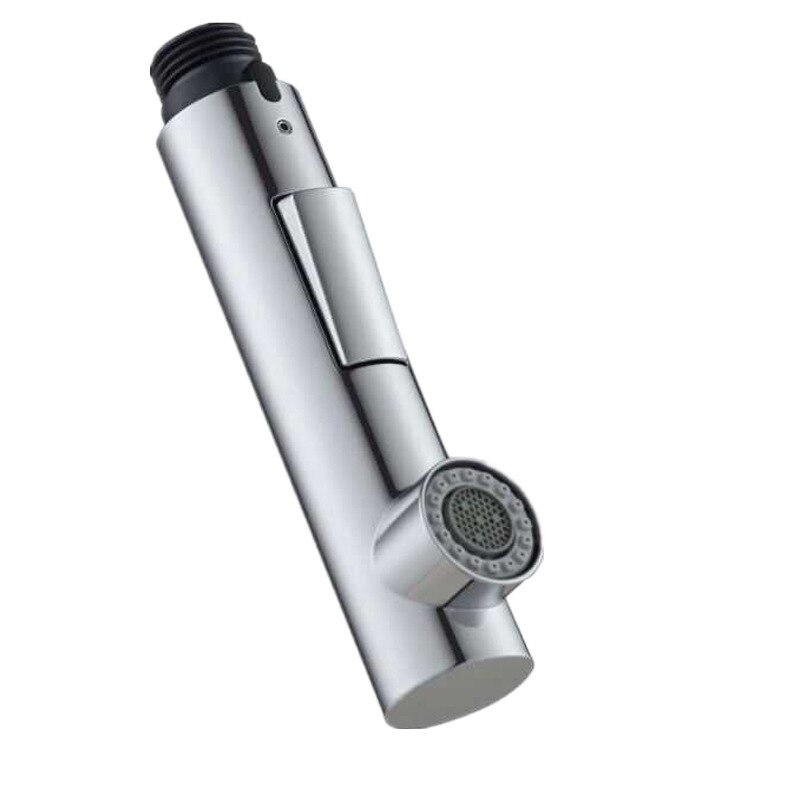 Multifonction robinet douche buse cuisine évier tirer robinet buse pulvérisateur noir argent petite douche tirer tête