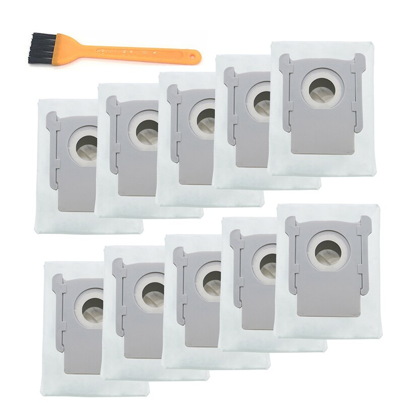 Vervangende stofzakken voor de irobot roomba  i7 i7+ s9 s9+  clean base stofzuiger, multi-set: 11 stuks