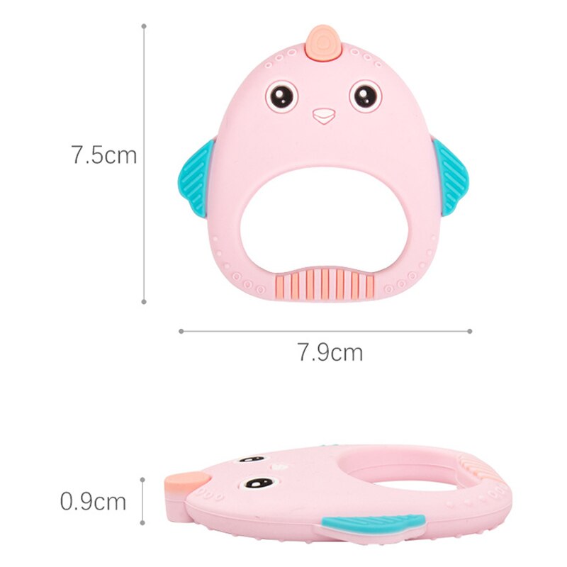 Silicone Baby Bijtring Baby Bite Speelgoed Kind Molaire Beet Geboorte Voor Pasgeborenen Peuter Speelgoed