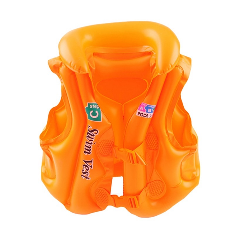 PVC Children Float Swimming Aid Safety Float Inflatable Swim Vest Learn-to Swim kids Life Jacket Buoyancy Aid Vest puddle jumper