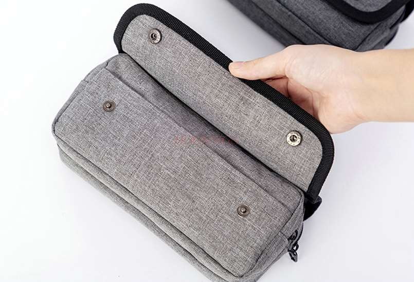 school children pencil case students Canvas high-capacity multi-layer high school students junior high school children pencil