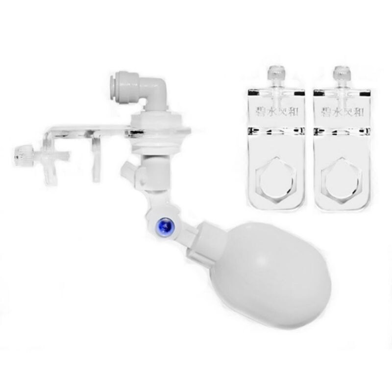 Sistema de bola de flota de acuario con conector, válvula de tanque de peces, Apagado automático, llenado de alimentación, filtro de agua, ósmosis inversa