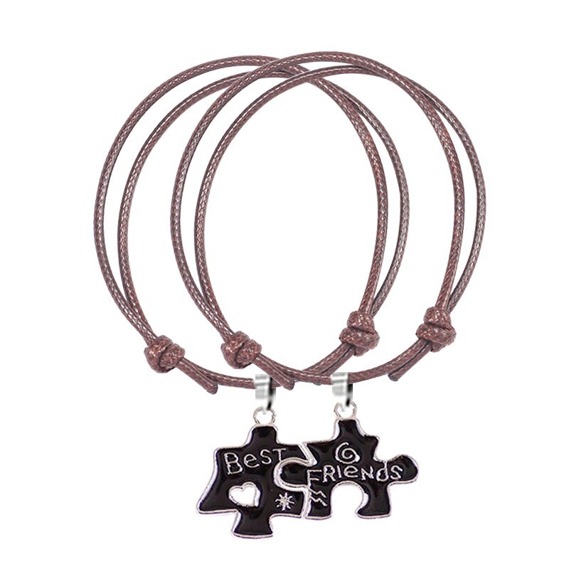 neue Männer Und Frauen Freundschaft Armbinde Besten Freund BFF Anhänger Puzzle knapp Hand Kette Frauen Schmuck: SL219-D