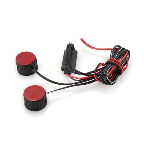 Blanco 2 LED linterna estroboscópica luz de advertencia estroboscópica luz de freno 3W