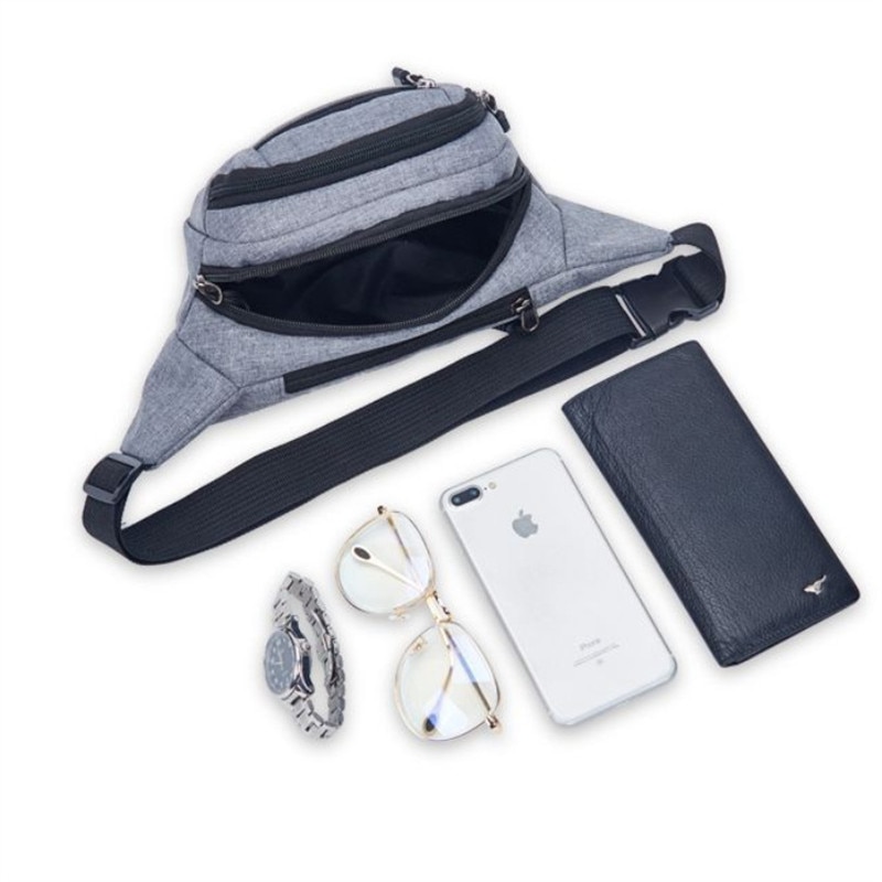 Fri retur kubug midjeväskor mobiltelefonfickor kassaväska axelväska andas crossbody-väskor utomhus löparväska