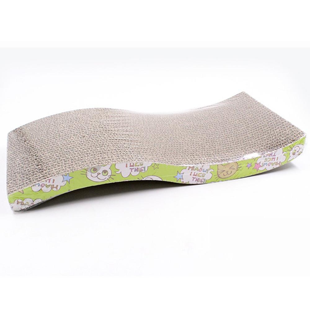 Various Shapes Cat Toy Cat Scratch Board Pad Scratching Post Kitten Corrugated Paper Pad Cat Grinding Nail Scraper Mat Mattress: 1