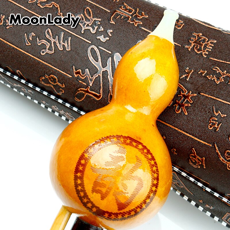 Cucurbit Fluit Hulusi Chinese Traditionele Instrument Bamboefluit Hulusi Wind Instrument te Leren