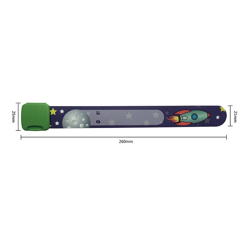 Banda reutilizable seguridad pulseras para niños 3 unids/set seguridad ID pulsera variedad de diseños y colores totalmente ajustable