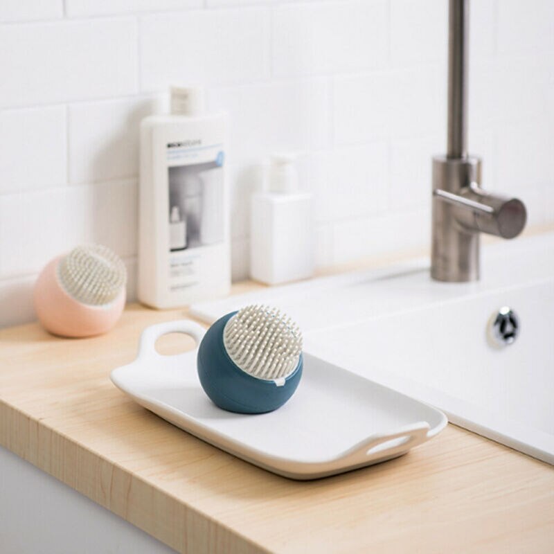 Silicone Dishwasher Cleaning Brush Scrubbers Kitchen Washing Tools Accessories