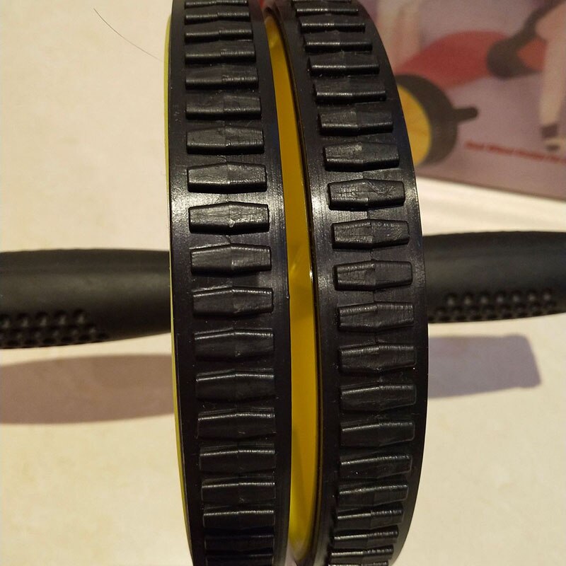 Double-Wheel Abdomen Wheel AB Wheel Abdominal Wheel Fitness Equipment Gym Exercise Apparatus Functional And Removable Equipped