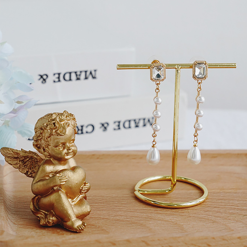Organisateur de bijoux Support en bois Bracelet boucle d'oreille Support d'affichage décoration Support boucle d'oreille Support affichage décoration Rack petit