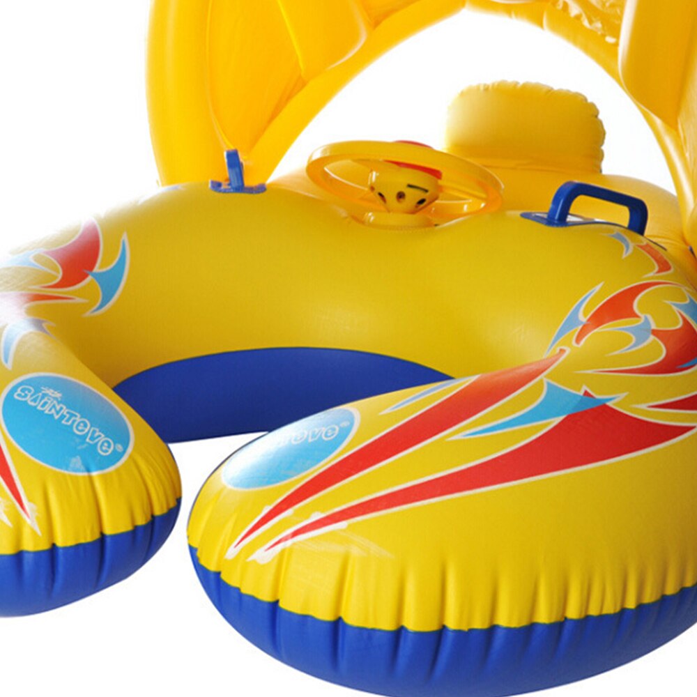 Bouée gonflable pour enfants, cercle de natation, siège en bateau, pour piscine d'été