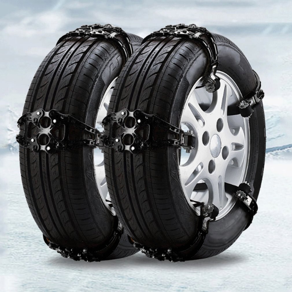 Auto Band Sneeuw Keten Anti-Slip Ketting Met Gear Sluiting Universele Lange Strip Verdikking Rundvlees Pees