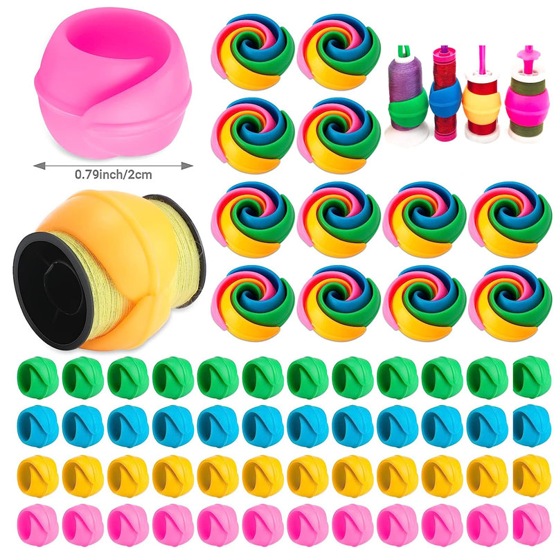 5-20Pcs Sewing Machine Thread Spool Savers Thread Spool Huggers Prevent Thread Tails Unwinding for Sewing Accessories