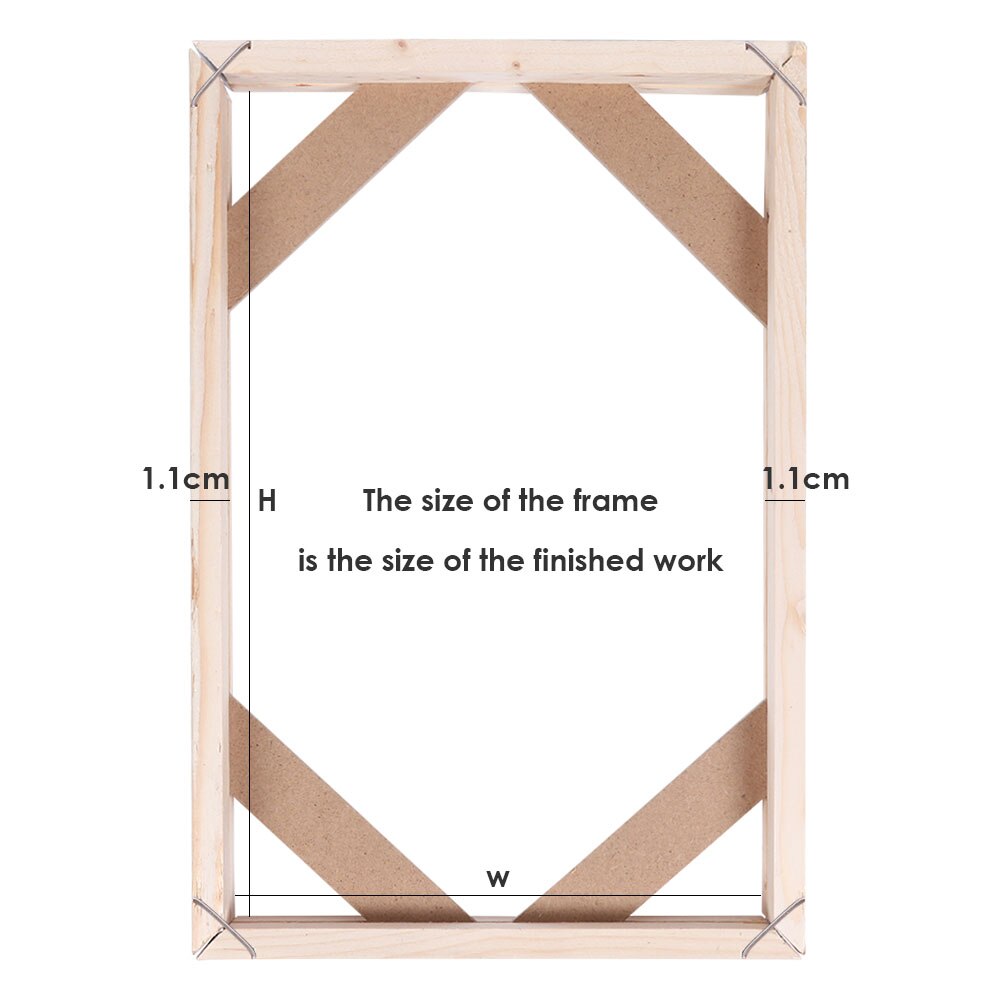 DIY Solid Wood Canvas Painting Frame Kit Wooden Photo Poster Inner Frames