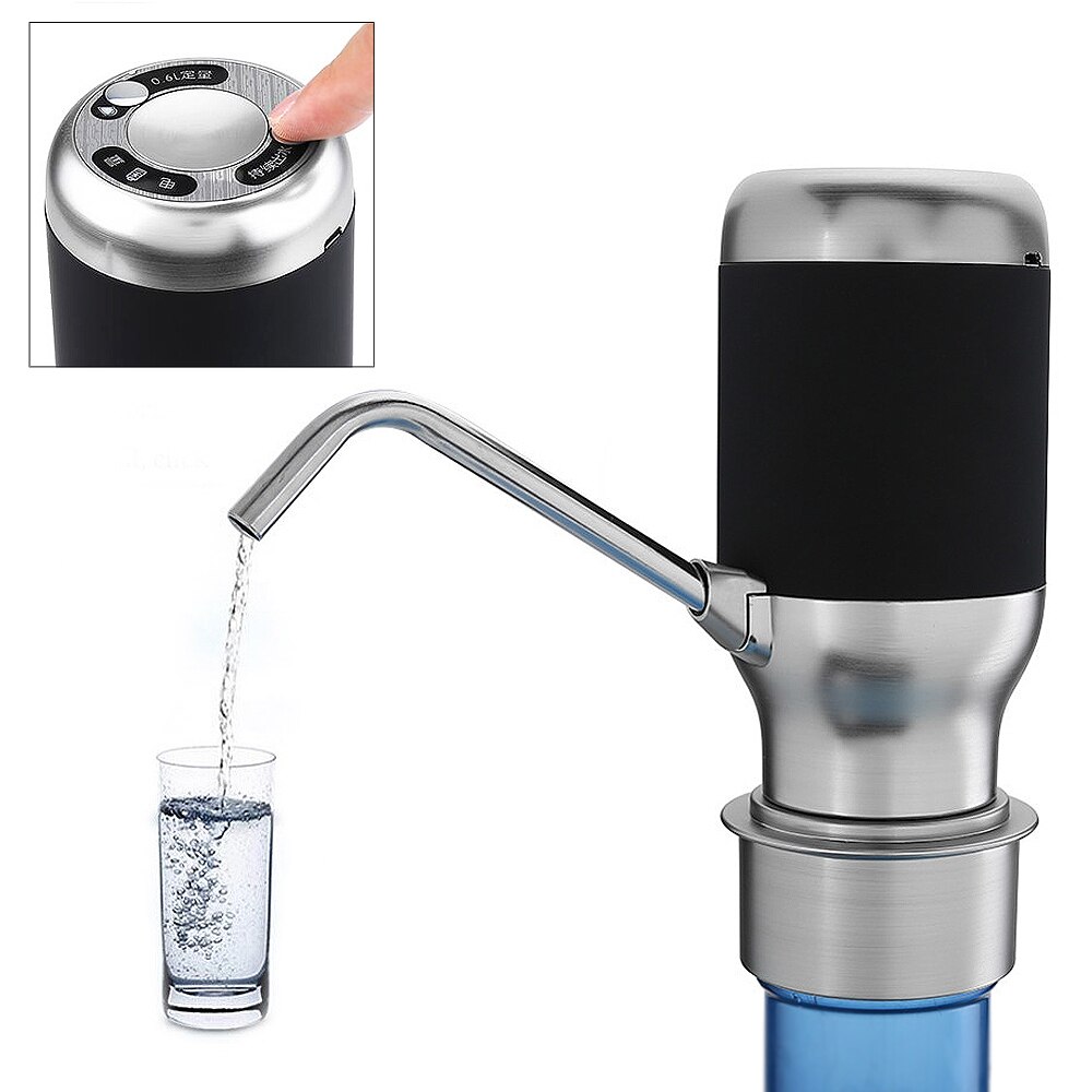 Mini Double Mode Portable Touch-tone Wireless Rechargeable Electric Water Pump Intelligent Pump for 5L - 18.9L Barrelled Water