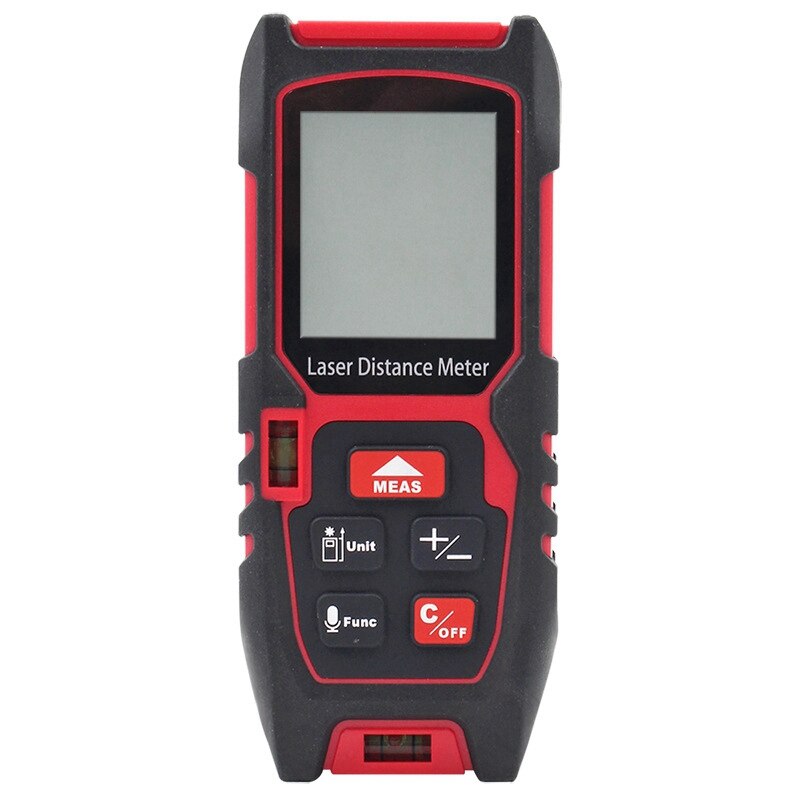 Lazer Distance Meter Digital Level Bubbles Lazer Rangefinder Battery-Powered Handheld Distance Measurer,80M