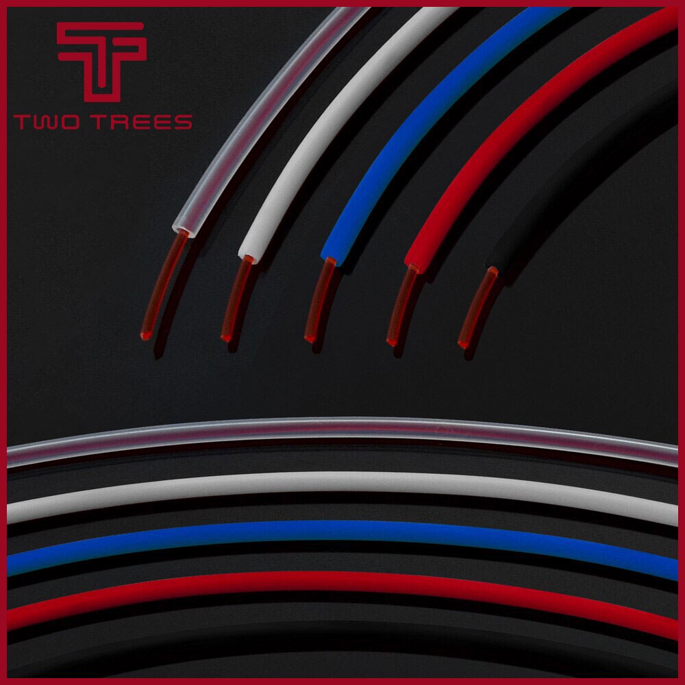 Tube en PTFE pour imprimante 3D, 10 mètres, pour j-head hotend Bowden, extrusion de 1.75mm, filament ID 2mm OD 4mm