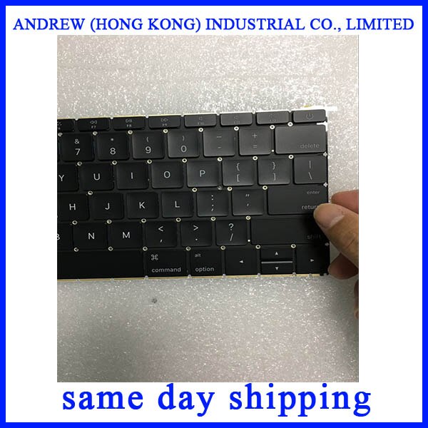 Original Laptop A1534 Keyboard US Standard For Macbook A1534 US Keyboard Year Model