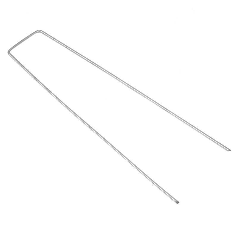 Piquets de jardin en acier galvanisé, 100 pièces, chevilles de fixation en forme de U pour sécuriser le tissu, filet de paysage