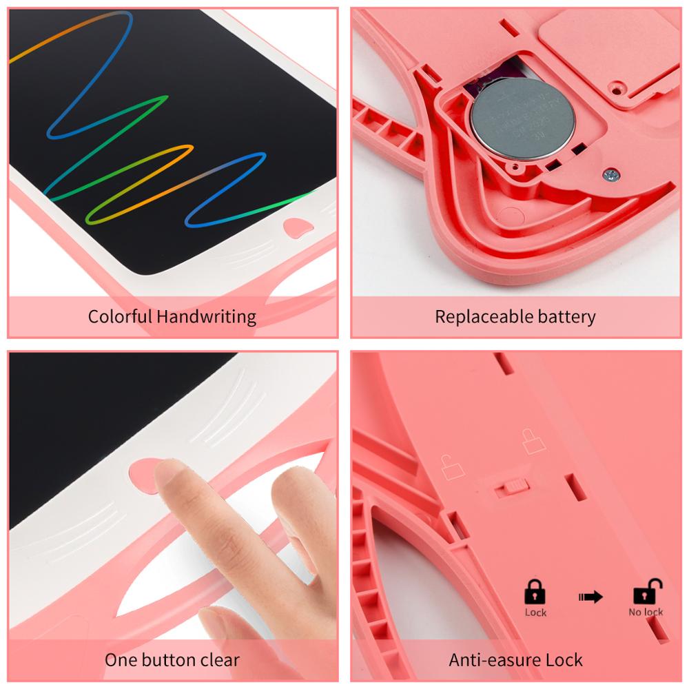 8.5&quot;12&quot;Writing Tablet LCD Drawing Tablet Kids Digital Graphics Writing Exercise Board Colorful Children Study Pad Doodle