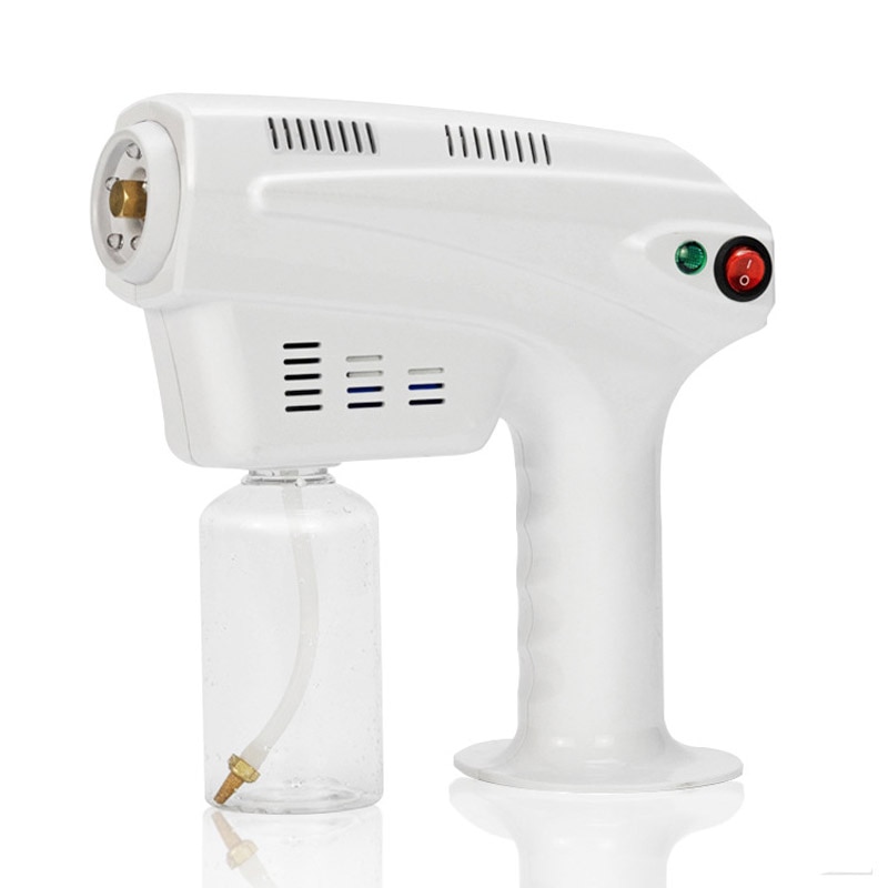 1200w 500ml blå lys nano damp pistol sprøyte tåke desinfeksjon hår spray maskin ultra fin vanntåke håndholdt forstøvning