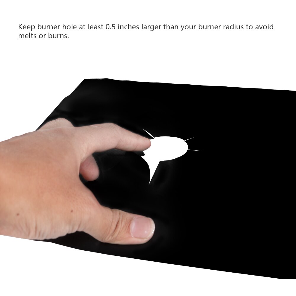 ABEDOE 4pcs/set Reusable Non-stick Foil Gas Range Stovetop Burner Protector Liner Cover For Cleaning Kitchen Tools