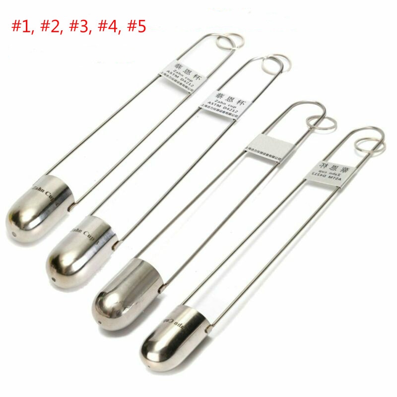 Multi-specification Zahn cup Viscosity Cup Stainless Steel Precise Ink Viscosity Cup Viscometer Flow Cup