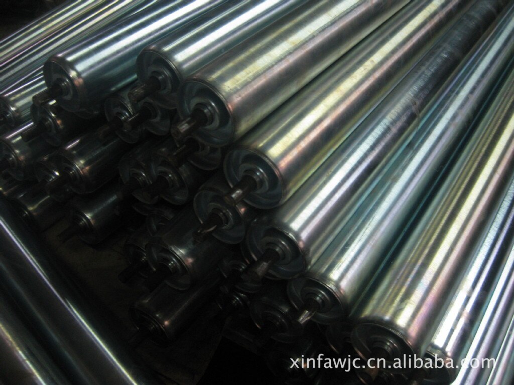 Accessories of Assembly Line Unpowered Galvanized Roller Conveyor Belt No-power Roller Roller