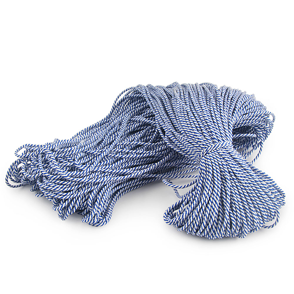 Paracord-cuerda trenzada para paraguas Paracord, brazalete de cordón trenzado de 2mm para acampada, 100m: YELLOW