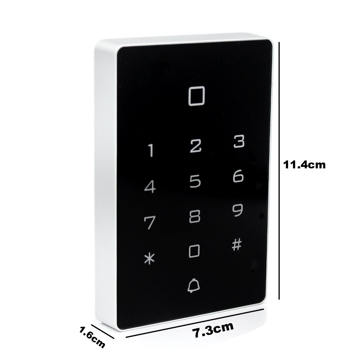 Backlight Touch 125khz RFID Card Access Control keypad EM card reader Door Lock opener wiegand 26 output Anti-disassembly Alarm