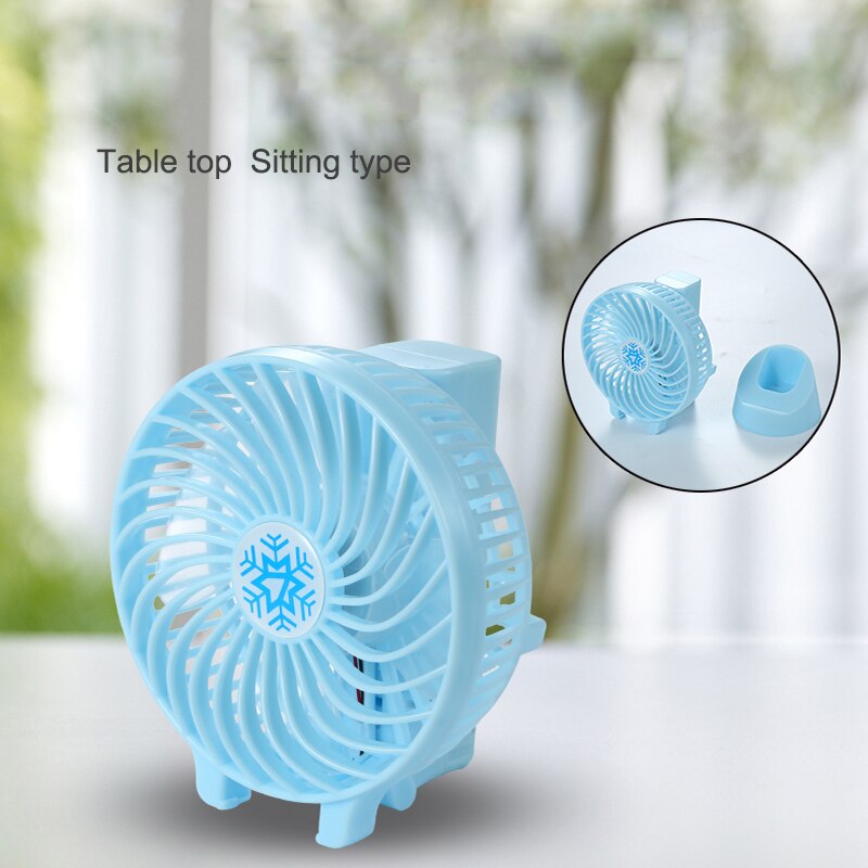 Mini Handheld Fan Foldable Portable Fan for USB Charging with Rechargeable 3 Speed Adjustable for Office Room Outdoor Household