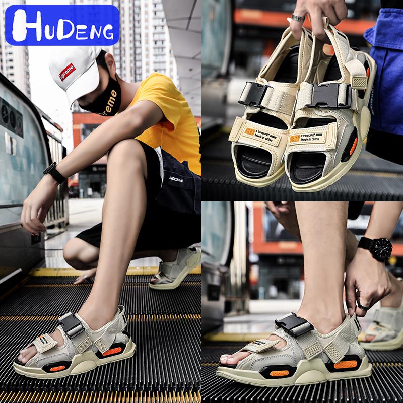 HUDENG Römischen Herren Gladiator Sandalen lässig Bequem und Weich Plattform Strand Sandalen Männliche Schuhe Sommer