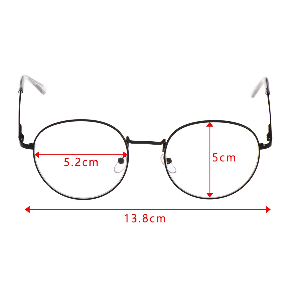 Dioptría-1-1,5-2-2,5-3-3,5-4 Ultra ligero acabado Metal redondo Vintage miopía gafas nuevas gafas clásicas miopía