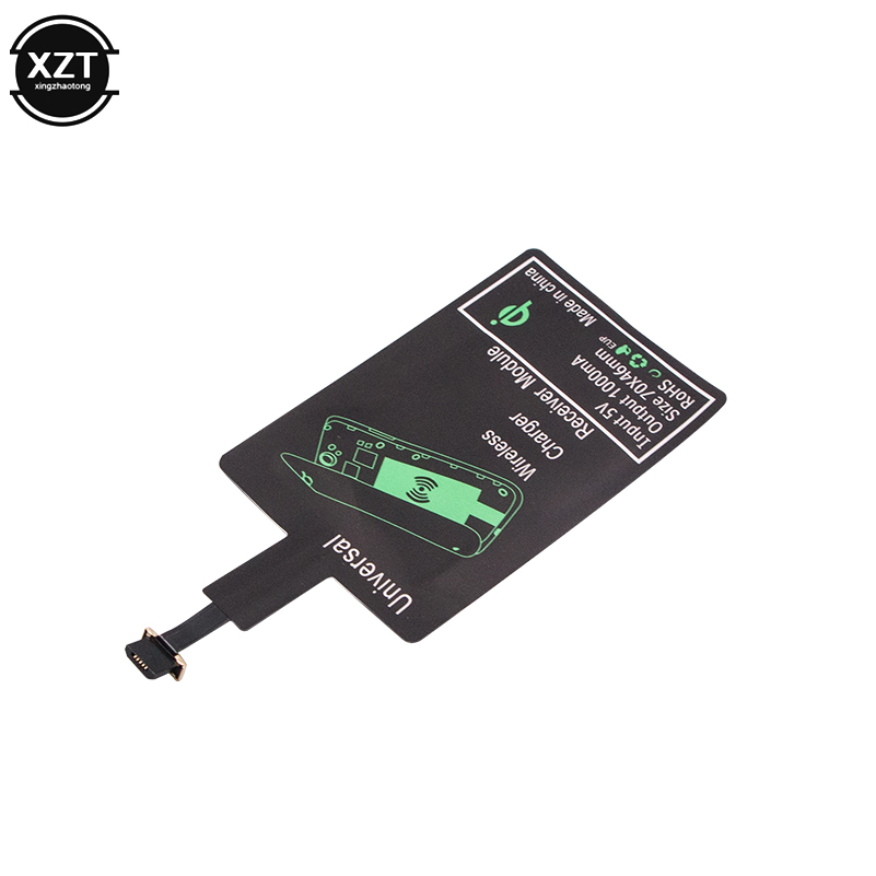 Universele qi-ontvanger voor samsung galaxy  s5 j7 j3 j5 a3 , draadloze oplader, ontvangeradapter voor android-telefoon, oplaadspoel