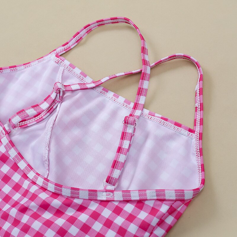 one piece Swimsuit for Girls 3~10Y Kids swimwear Summer Girls Swimwear Children Beachwear Bathing Suits-SW154