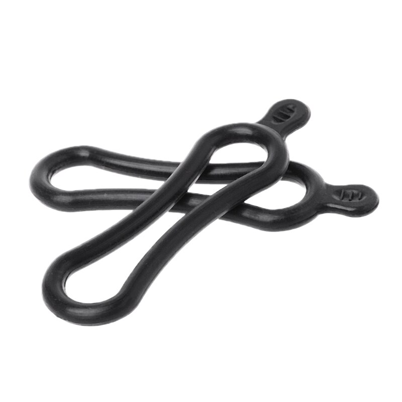 haut vélo lumière lampe support de montage cadre élastique sangle LED tête lumière caoutchouc anneaux