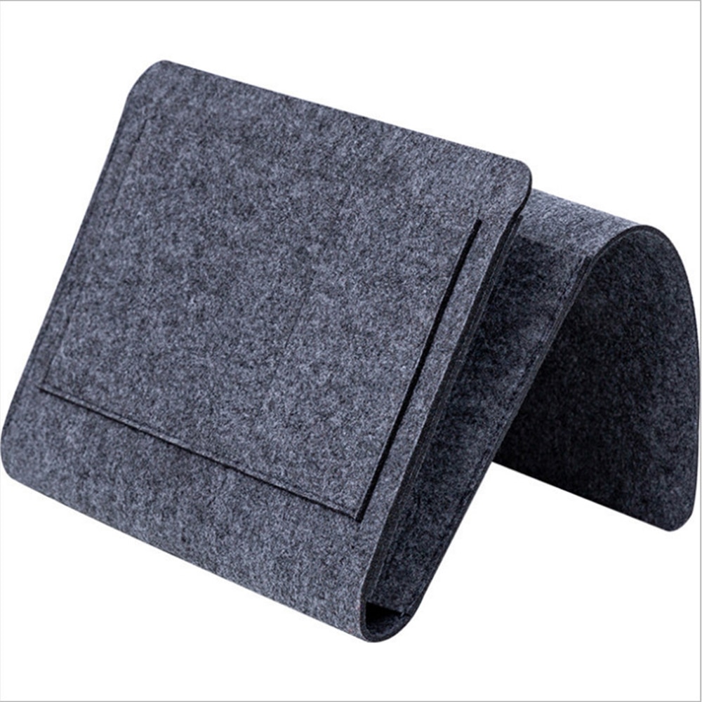 Bed Opbergtas Pocket Vilt Nachtkastje Opknoping Organizer Slaapzaal Boek Tijdschrift Tv Remote Caddy Stapelbed Houder Voor Tafel sofa
