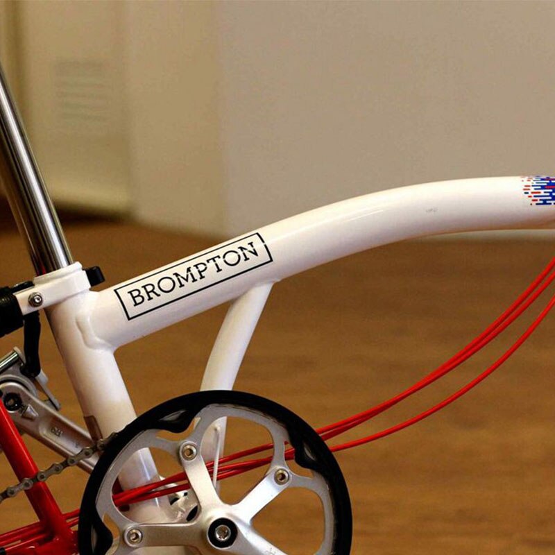 2 Kleuren Voor Brompton Frame Decal Sticker Logo