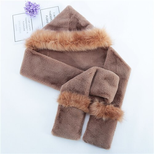 Grå fast vinterlue til menn kvinner unisex svart øreklaff lue lue russisk pelslue ushanka lue dame skjerf lue rosa/svart: Kaffe