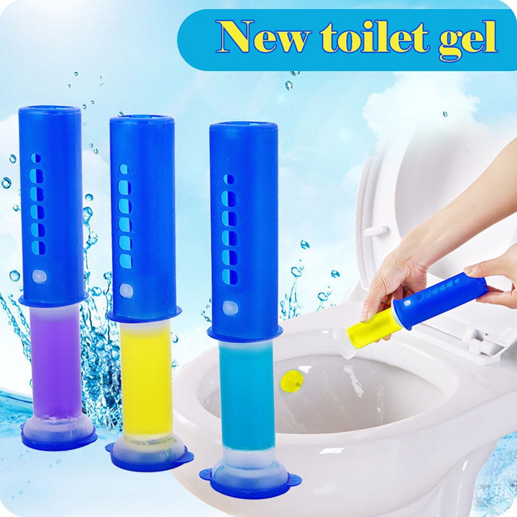Touch-Free Toilet Cleaning Gel,Toilet freshener Gel for Toilet Cleaning Aromatic Aromatherapy Effective Deodorization